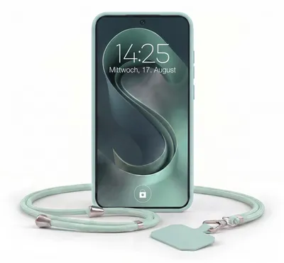Produktbild von Handyhülle für Samsung Galaxy A57 5G mit Handykette Band Kordel Hülle Case Schutzhülle Türkis