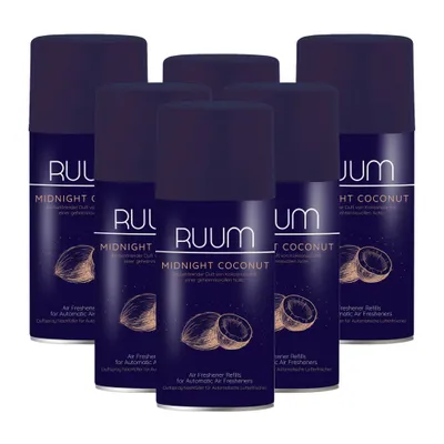 Produktbild von Ruum Lufterfrischer Nachfüller (250ml 6er Pack) Midnight Coconut