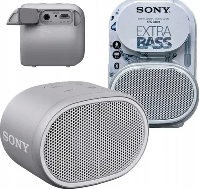 Zdjęcie produktu dla Sony Przenośny Głośnik Bluetooth Extra Bass Ipx5 6H Praca! Mikrofon, Czarny