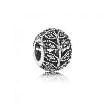 Produktbild von Pandora Charm Damen Funkelnde Blätter Sterling-Silber 791380CZ