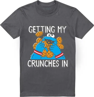 Produktbild von Sesame Street - T-Shirt für Herren/Damen Uni TV20461 (XXL) (Holzkohle)
