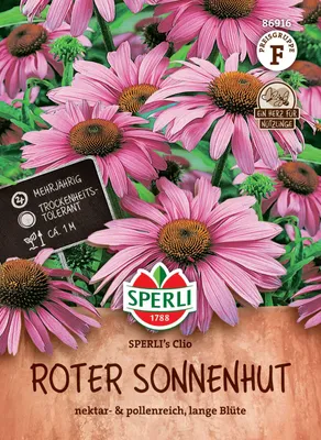 Produktbild von SPERLI Roter Sonnenhutsamen Clio Echinacea purpurea 25 Pflanzen