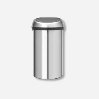 Produktbild von Brabantia 402463, 60 l, Rund, Metall, Kunststoff, Silber, Manuell, Metall