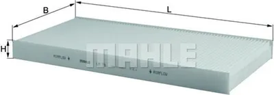 Produktbild von MAHLE ORIGINAL Filter, Innenraumluft LA 78
