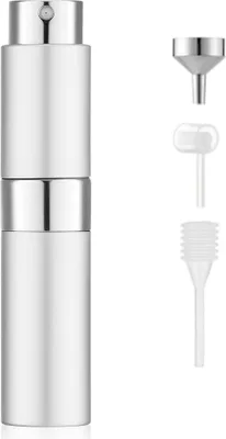 Obrázok produktu pre INF Malá plniaca fľaštička s rozprašovačom na parfum 8 ml Strieborná