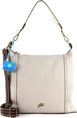 Produktbild von Gabs Leder Schultertasche Elide Genevieve Shoulder Bag Stone beige