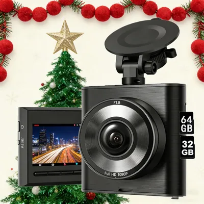 Produktbild von 1080P Dashcam Auto, WiFi Dash Cam , Nachtsicht, 32&64GB 140° Weitwinkel, G-Sensor, Loop-Aufnahme