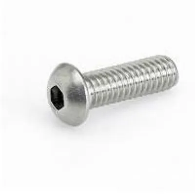 Produktbild von Metallschrauben Kopf Flachrundschraube mit Innensechskant M5X22 Schraubenschlüssel 3 Verzinkt