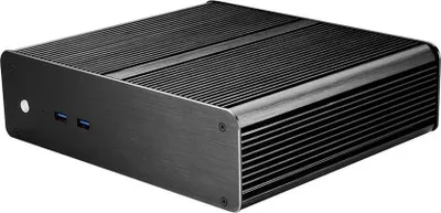Produktbild von Akasa Euler T Plus, Small Form Factor (SFF), PC, Schwarz, Mini-ITX, Aluminium, Heimbüro