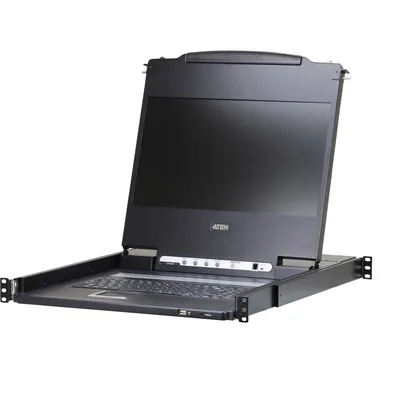 Zdjęcie produktu dla ATEN CL6700MW-ATA-2XK06GG, 43,9 cm (17.3"), LCD, USB, USB, Niemiecki, QWERTZ