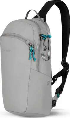 Zdjęcie produktu dla Plecak na jedno ramię antykradzieżowy z RFID Pacsafe ECO 12L - szary