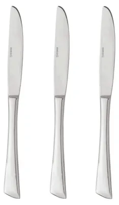 Produktbild von 3er Set Edelstahl Tischmesser, 21 cm, hochglanzpoliert, spülmaschinengeeignet
