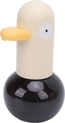 Produktbild von Automatischer Schaumseifenspender Niedliche Cartoon Ente Wiederaufladbarer berührungsloser Handseifenspender mit Sensor für Bad Küche Gelb