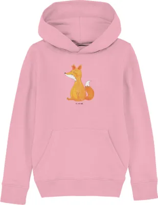 Produktbild von Mr. & Mrs. Panda Kinderpullover Einhorn Fuchs 5-6 Jahre (110/116) - Baumwolle Pink - Geschenk, Unicorn, Unicorns, Kapuzenpullover, Hoodie, Kinderbekleidung, Einhörner