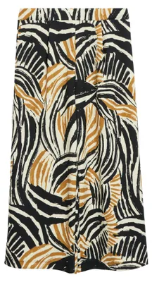 Produktbild von s.Oliver Damen weite Culotte Hose mit hohem Elastikbund