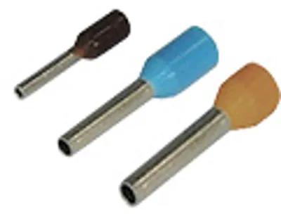 Produktbild von Transmedia Adernendhülse; für 0,5 mm² Kabel, weiß, KT 0,5 - 10/100