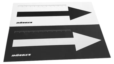 Produktbild von Dönges Pfeil mit mm-Skala, magnetisch, 65 x 20 mm (Magnetpfeil)
