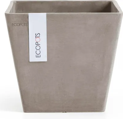 Produktbild von Ecopots Rotterdam 20 Blumentopf - L 20,3 cm x B 20,3 cm x H 17,8 cm - Innen- und Außenbereich