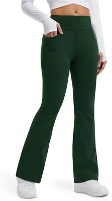 Productafbeelding van Thermische Flared Leggings voor Dames met Zakken