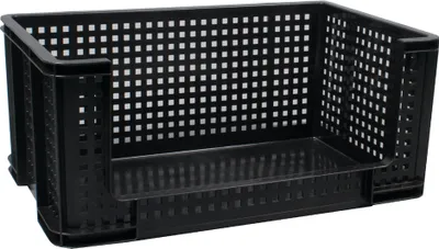 Produktbild von Really Useful Box Aufbewahrungskorb 64 Liter schwarz