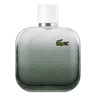 A bottle of Lacoste L.12.12 Blanc Eau Intense Edt Spray.