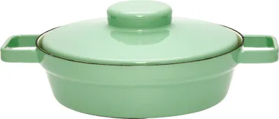 Obrázok produktu pre Riess Aromapot Pan Pekáč Ø24 Slow Zelená oceľ Smalt Indukcia