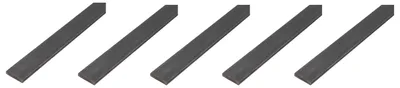 Zdjęcie produktu dla Alberts, 5 sztuk płaskowników, stal surowa, wymiary 20 x 4 mm, długość 1 m