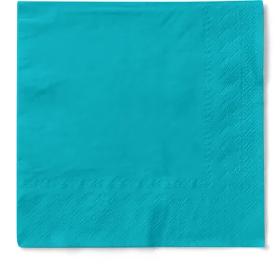 Produktbild von Tissue Serviette Aquablau, 40 x 40 cm, 100 Stück - Mank