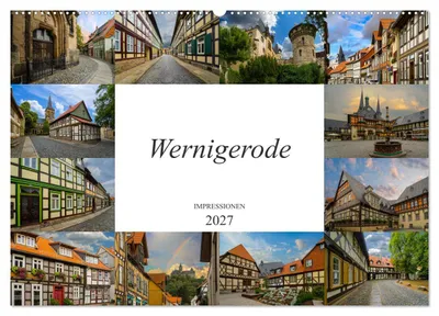 Produktbild von Wernigerode Impressionen (Wandkalender 2027 DIN A2 quer), CALVENDO Monatskalender
