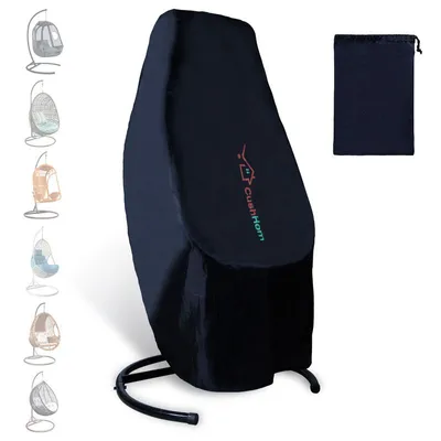 Produktbild von Hängesesselabdeckung 190x145 cm, 210D Oxford UV/Wasserfest; Wetter-/Schmutzschutz; Boden-Kordelzug (Wind); Leicht abwischbar; Inkl. Tasche.