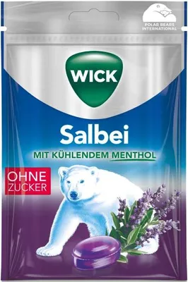 Produktbild von Wick Salbei ohne Zucker 72g