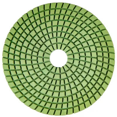 Produktbild von GRAPHITE Polier- und Schleifscheibe Außen-Ø 125 mm, K800, Diamantoberfläche, mit Kletthaftung für einen schnellen Scheibenwechsel, für Winkelschleifer
