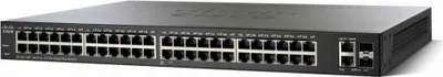 Produktbild von Cisco SF350-48P Managed L2/L3 Fast Ethernet (10/100) Power over Ethernet (PoE) Schwarz