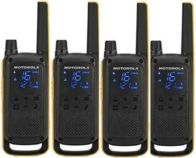 Zdjęcie produktu dla Radiotelefon Motorola Talkabout T82 Extreme Quad Pack 16 kanałów czarny, pomarańczowy