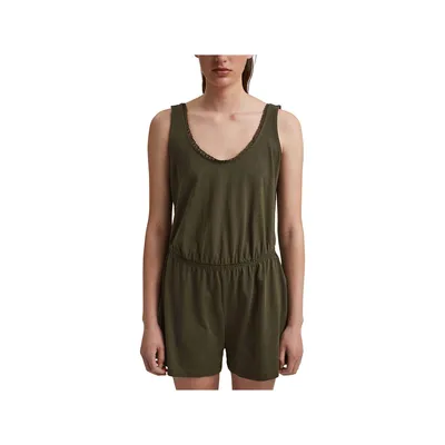 Produktbild von ESPRIT edc by Damen 051cc1l301 Overalls, 350/Khaki Green
