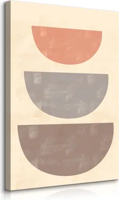 Immagine prodotto di Muralo tela per soggiorno acquerello ABSTRACTION stile boho L. 40cm x H. 50cm