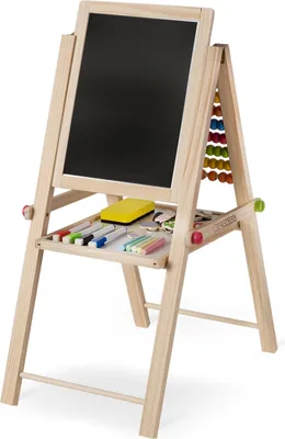 Produktbild von Magnettafel und Kreidetafel - Doppelseitig und drehbar - Kinderset