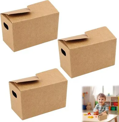 Produktbild von Miniatur-Umzugskartons 3er Set - Ideal für Basteln und Dekoration