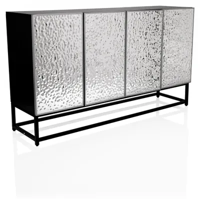 Produktbild von hjh LIVING Kommode mit Schubladen METALLIO Sideboard Schrank 80.0 x 140.0 x 37.0 cm