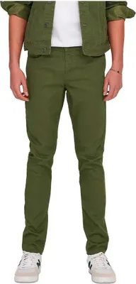 Produktbild von Only & Sons Loom Life Slim Fit Hosen Grün 32 / 32 Herren Grün 32