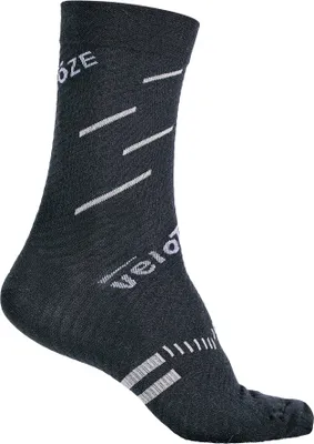 Produktbild von VeloToze Socken Wolle Größe L/XL schwarz grau