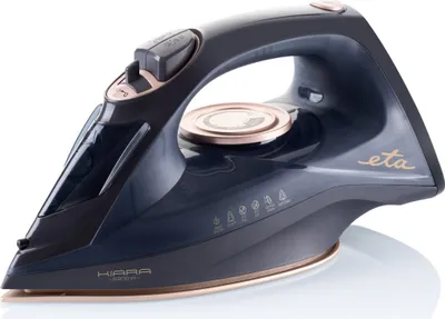 Image de ETA | Iron | Kiara ETA127690000 | Cordless Steam Iron | 2200 W | Water tank capacity 220 ml | Continuous steam 40 g/min | Steam boost performance 90 g/min | Black