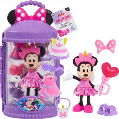 Produktbild von Módna bábika Minnie Mouse s puzdrom - Jednorožec