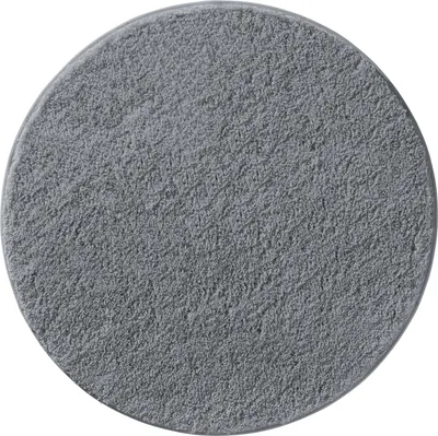 Produktbild von Erwin Müller Badematte Rhodos" anthrazit rund: 90 cm Ø"