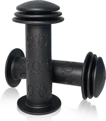 Imagen del producto de Puños para bicicletas infantiles de 22 mm, antideslizantes, con amortiguación, de goma, para scooters y bicicletas de montaña