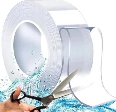 Produktbild von Tg72963 Nano Grip Wiederverwendbares Doppelseitiges Montageklebeband Wasserdicht 5M