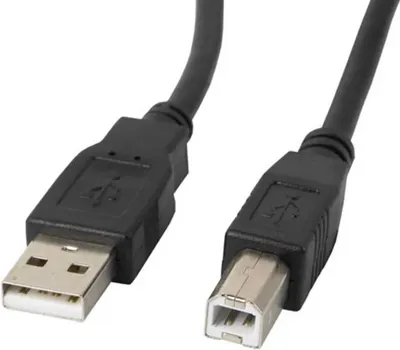 Image de Lanberg CA-USBA-11CC-0005-BK LANBERG USB-A(M)->USB-B(M) 2.0 Kabel 0,5m Ferrite sw