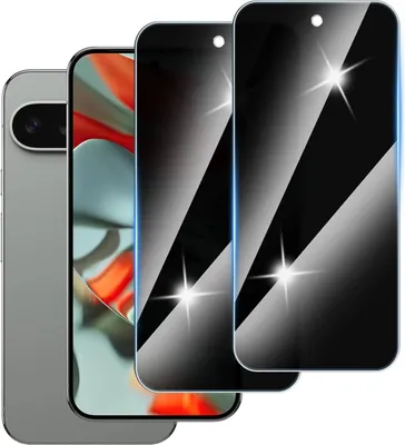 Produktbild von 2x Sichtschutz Schutzglas für Google Pixel 9 Pro Blickschutz Privacy Hartglas