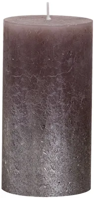 Obrázok produktu pre Sviečka Bolsius Rustik - tmavohnedá 130 x 68 mm (1 ks)