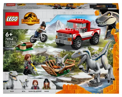 Produktbild von LEGO 76946 Jurassic World Blue & Beta in der Velociraptor-Falle